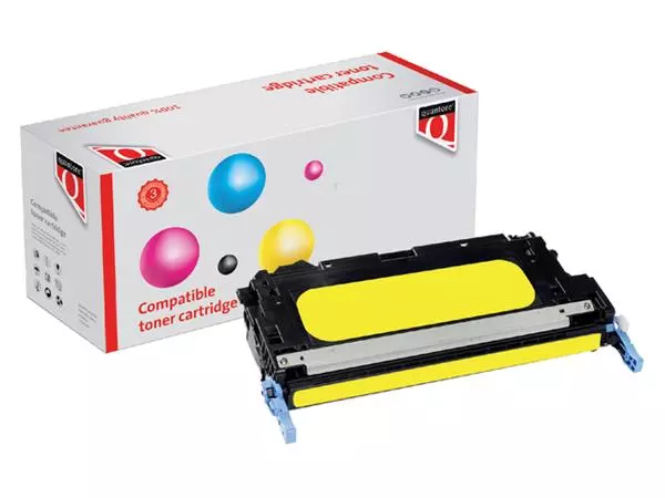 Een Tonercartridge Quantore alternatief tbv HP Q7582A 503A geel koop je bij Topkantoor Repro Creatief