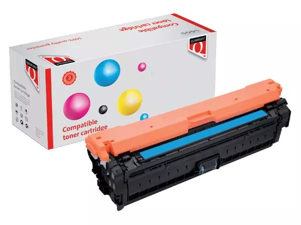 Een Tonercartridge Quantore alternatief tbv HP CE741A 307A blauw koop je bij Continu Kantoor