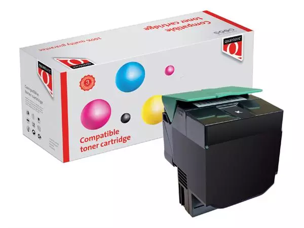 Een Tonercartridge Quantore alternatief tbv Lexmark C540H1KG zwart koop je bij Topkantoor Repro Creatief