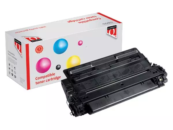 Een Tonercartridge Quantore alternatief tbv HP Q7516A 16A zwart koop je bij Topkantoor Repro Creatief