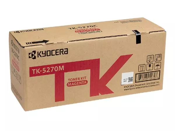 Een Toner Kyocera TK-5270M rood koop je bij Schellen Boek- en Kantoorboekhandel