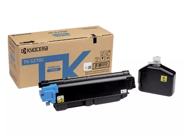 Een Toner Kyocera TK-5270C blauw koop je bij All Office Kuipers BV