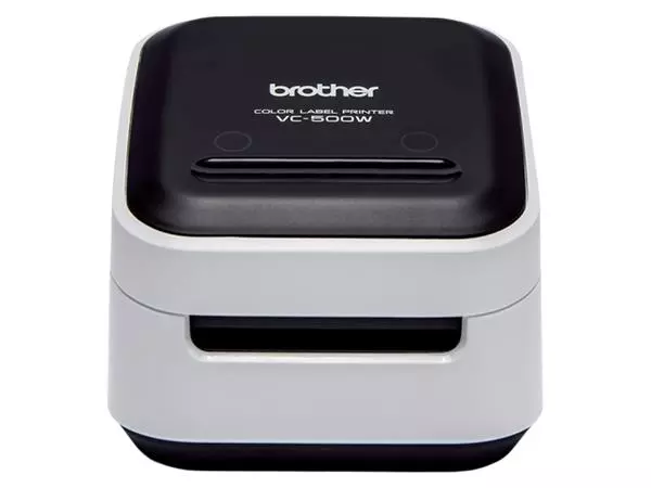 Een Labelprinter Brother CZ VC-500W desktop 50mm wit koop je bij Jacobs