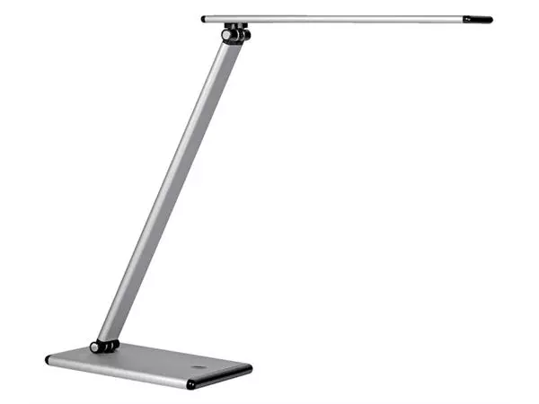 Bureaulamp Unilux Terra led aluminium grijs