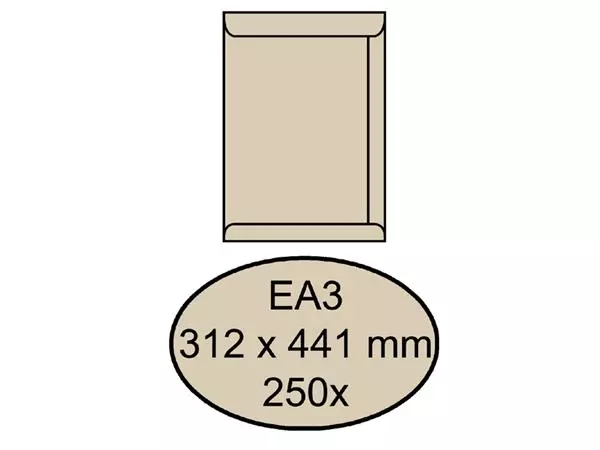 Een Envelop Quantore akte Ea3 312x441 120gr cremekraft koop je bij Egner kantoorspecialisten