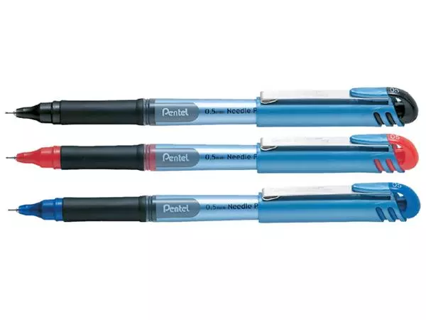 Een Rollerpen Pentel BLN15 Energel F zwart koop je bij "De Waal" Kantoor Efficiency