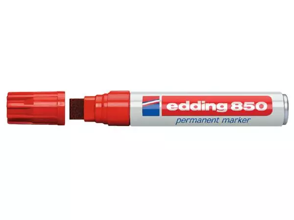 Een Viltstift edding 850 blok 5-16mm rood koop je bij Kantorice office & business supplies