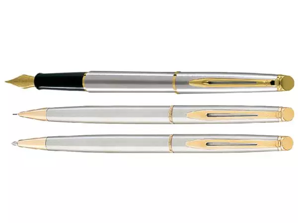 Een Vulpen Waterman Hémisphère stainless steel GT fijn koop je bij De Rijk Kantoorshop