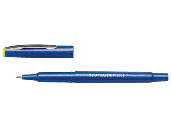 Een Fineliner PILOT Razor Point SW-10 PP F blauw koop je bij Egner kantoorspecialisten