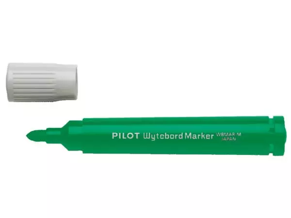 Een Viltstift PILOT whiteboard WBMAR rond M groen koop je bij "De Waal" Kantoor Efficiency