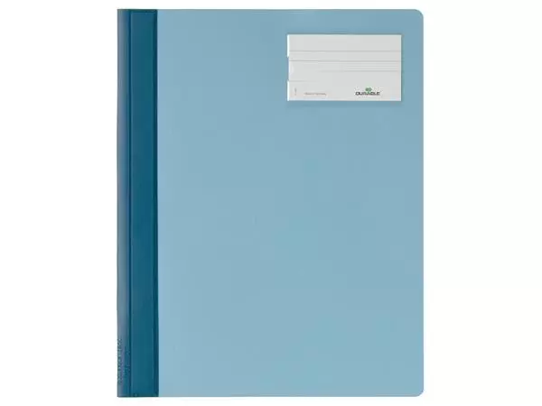 Een Snelhechter Durable A4 PVC etiketvenster blauw koop je bij Deska Alles voor Kantoor