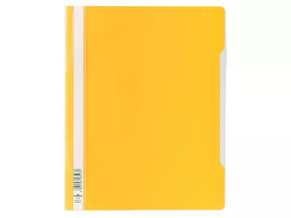 Een Snelhechter Durable A4 PVC geel koop je bij Clippz! Office Supplies