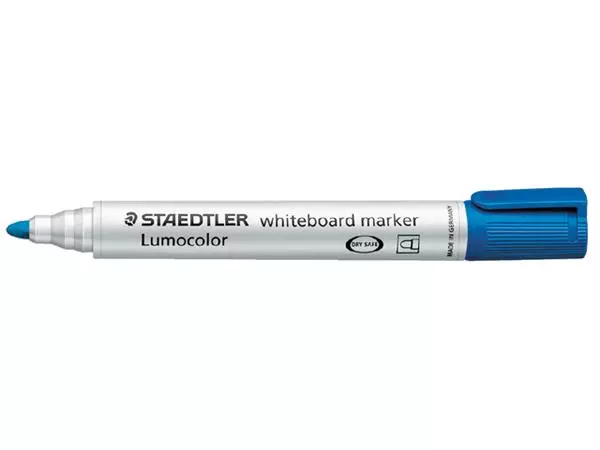 Een Viltstift Staedtler Lumocolor 351 whiteboard rond blauw 2mm koop je bij Kantoorboekhandel Van Atten