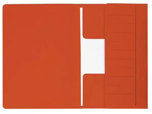 Een Dossiermap Secolor Mammoet folio 3 kleppen 270gr rood koop je bij De Joma BV