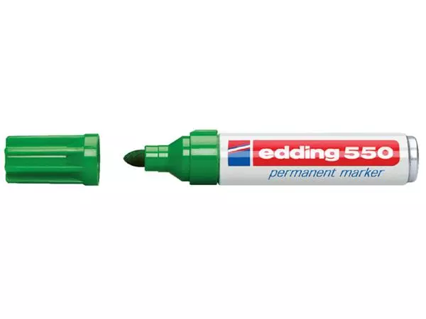 Een Viltstift edding 550 rond 3-4mm groen koop je bij All Office Kuipers BV