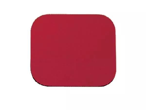 Een Muismat Quantore 230x190x6mm rood koop je bij Avoux