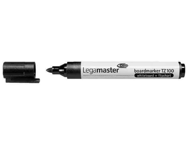 Een Viltstift Legamaster TZ 100 whiteboard rond 1.5-3mm zwart koop je bij Schellen Boek- en Kantoorboekhandel