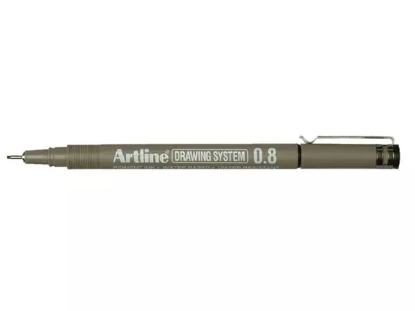 Een Fineliner Artline technisch 0.8mm zwart koop je bij De Joma BV