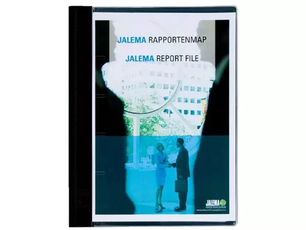 Een RAPPORTENMAP JALEMASTRIP EN DEKPLAATJE ZWART koop je bij All Office Kuipers BV