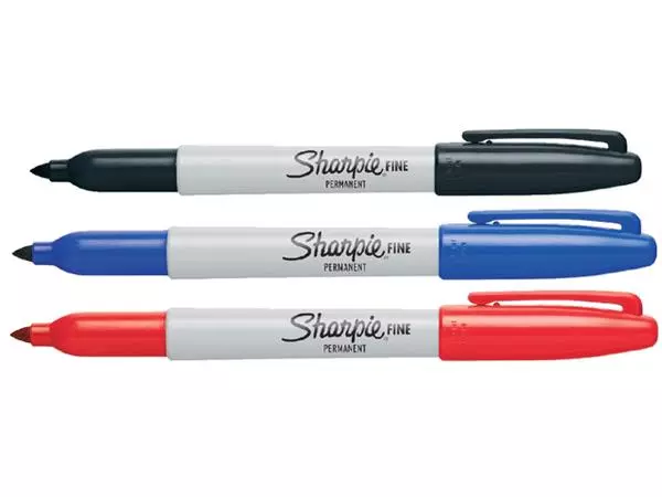 Een Viltstift Sharpie rond fijn rood koop je bij Quality Office Supplies