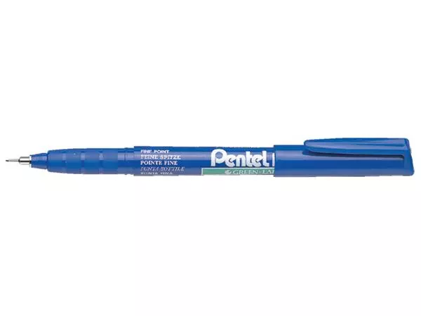 Een Fineliner Pentel NMF50 F blauw koop je bij All Office Kuipers BV