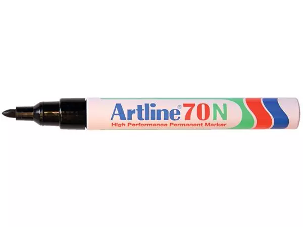 Een Viltstift Artline 70 rond 1.5mm zwart koop je bij Friese Schrijfkamer