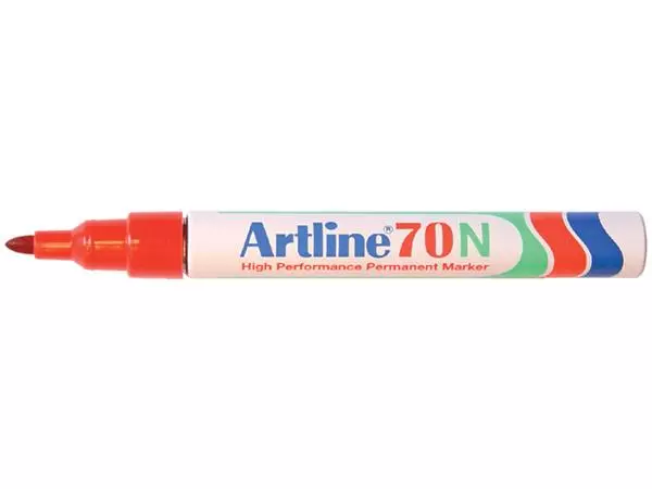 Een Viltstift Artline 70 rond 1.5mm rood koop je bij Friese Schrijfkamer