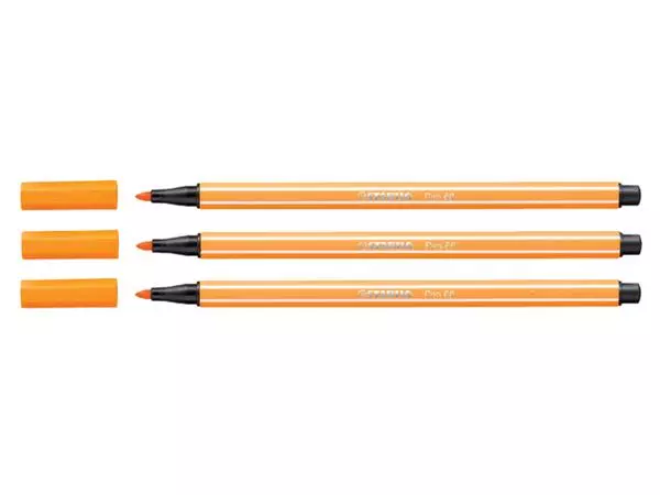 Een Viltstift STABILO Pen 68/54 medium oranje koop je bij De Joma BV