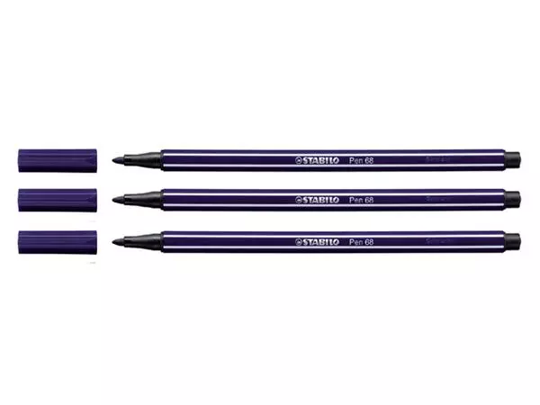 Een Viltstift STABILO Pen 68/22 M Pruisisch blauw koop je bij Egner kantoorspecialisten