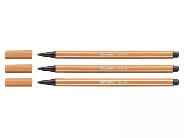 Een Viltstift STABILO Pen 68/89 M donker oker koop je bij All Office Kuipers BV