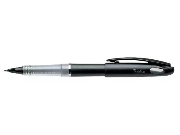 Een Fineliner Pentel TRJ50 Tradio met vulpenachtige punt extra fijn zwart koop je bij De Joma BV