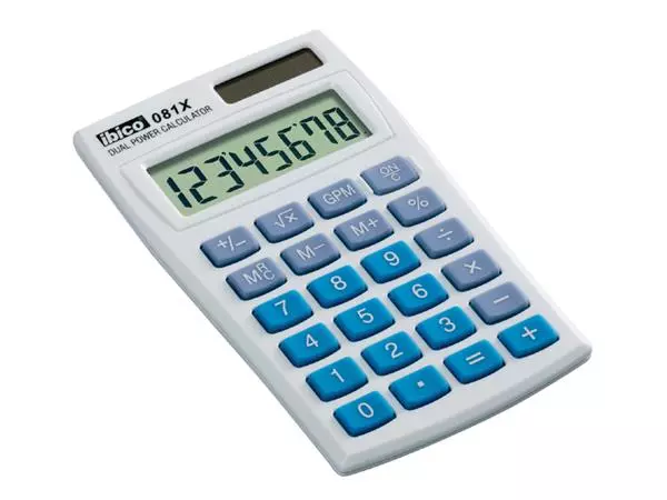 Een Calculatrice Ibico 081X koop je bij QuickOffice BV