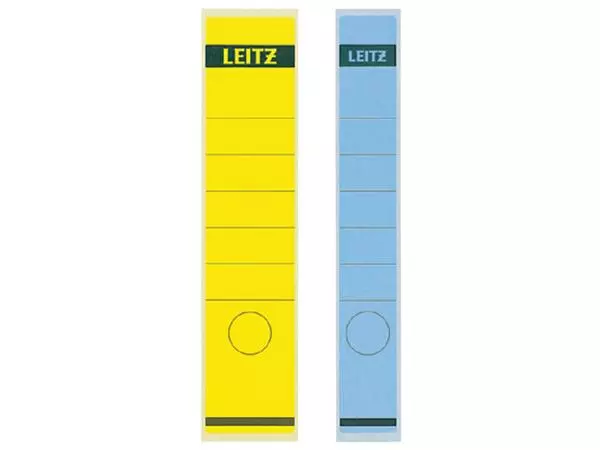 Een Rugetiket Leitz smal/lang 39x285mm zelfklevend wit koop je bij De Joma BV