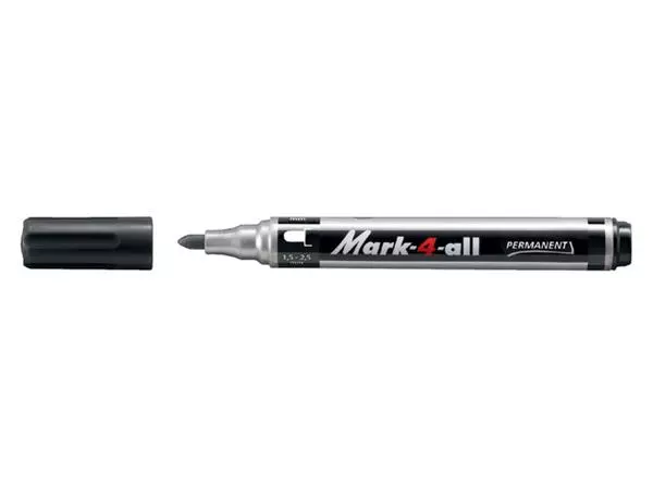 Een Viltstift STABILO Mark-4-All 651/46 1.5-2.5mm zwart koop je bij QuickOffice BV