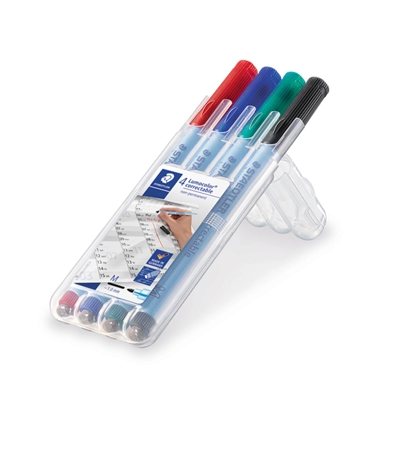 Een Viltstift Staedtler OHP Lumo M 305 non perm ass koop je bij All Office Kuipers BV