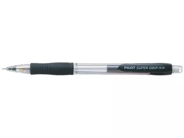 Een Vulpotlood PILOT Super Grip HB 0.5mm zwart koop je bij All Office Kuipers BV