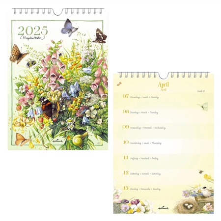 Weekkalender 2025 Hallmark Marjolein Bastin 165x230 bloemen