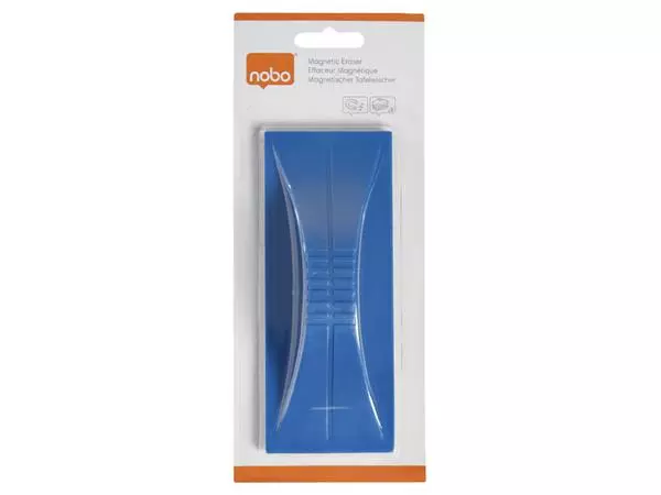 Een Whiteboardwisser Nobo magnetisch blauw koop je bij Quality Office Supplies