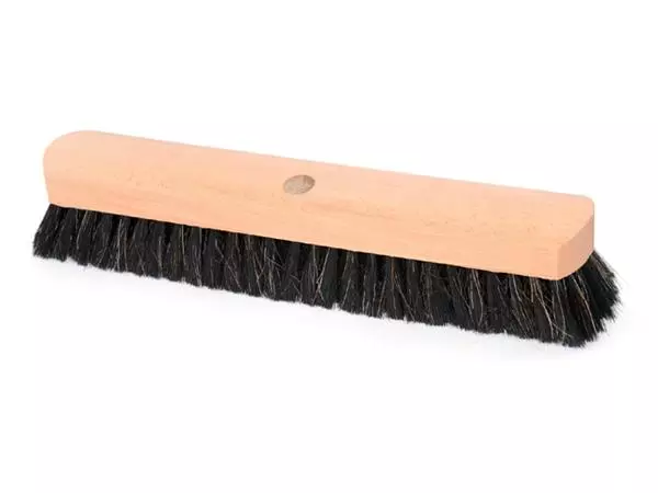 Zaalbezem Cleaninq hout 40cm zwart gat Ø23.5mm