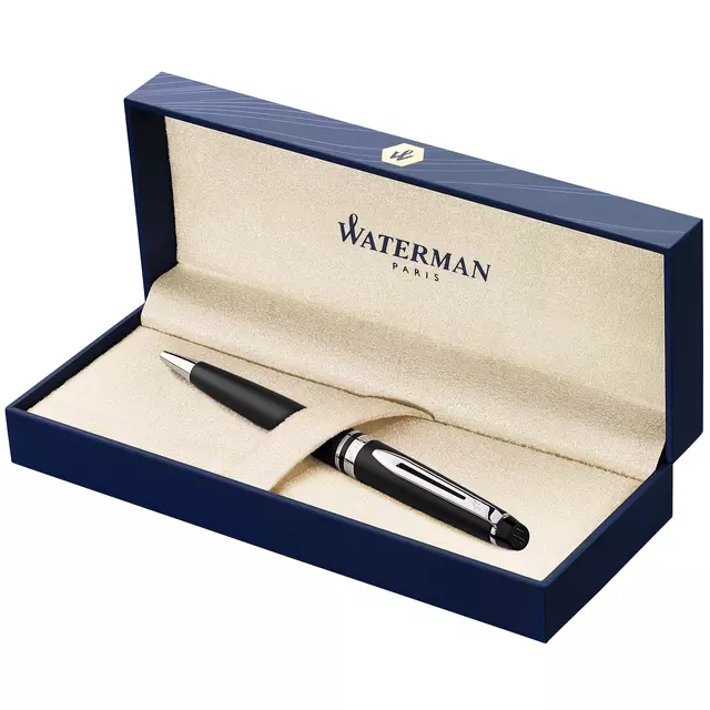 Een Stylo bille Waterman Expert Noir Mat CT Medium koop je bij QuickOffice BV