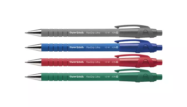 Een Balpen Papermate Flexgrip Ultra M groen koop je bij VDP Office