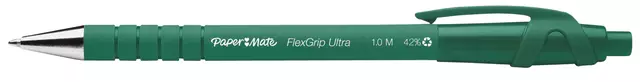 Een Balpen Paper Mate Flexgrip Ultra medium groen koop je bij De Joma BV
