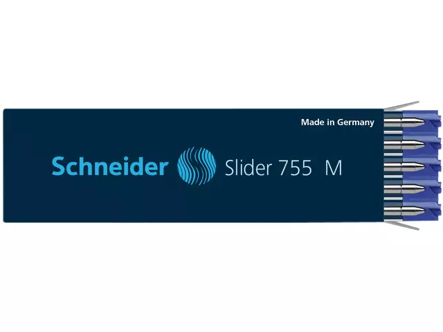 Een Balpenvulling Schneider 755 Slider Jumbo medium blauw koop je bij De Joma BV