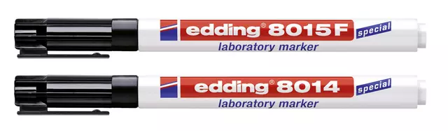 Een Viltstift edding 8014 lab rond 1mm zwart koop je bij All Office Kuipers BV