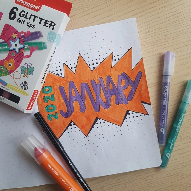 Een Viltstift Bruynzeel Kids Glitter set á 6 kleuren koop je bij QuickOffice BV