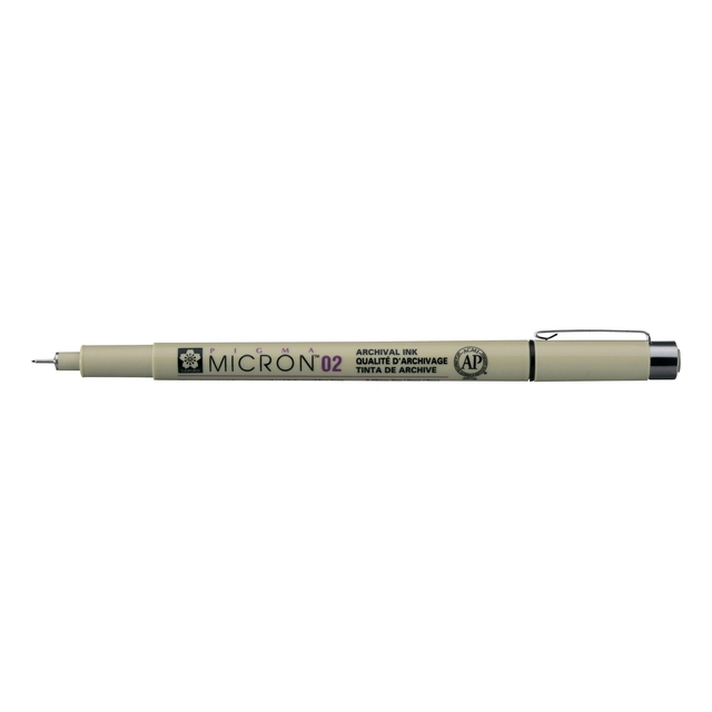 Een Fineliner Sakura Pigma Micron 02 0.3mm zwart koop je bij Kantorice office & business supplies