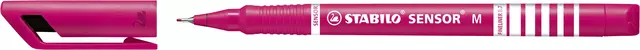 Een Fineliner STABILO Sensor 187/56 medium roze koop je bij Clippz! Office Supplies