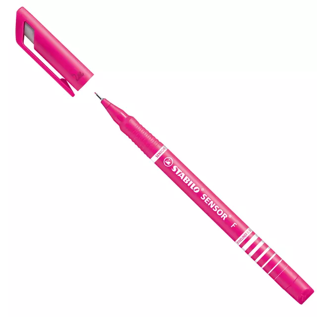 Een Fineliner STABILO Sensor 189/56 fijn roze koop je bij Topkantoor Repro Creatief