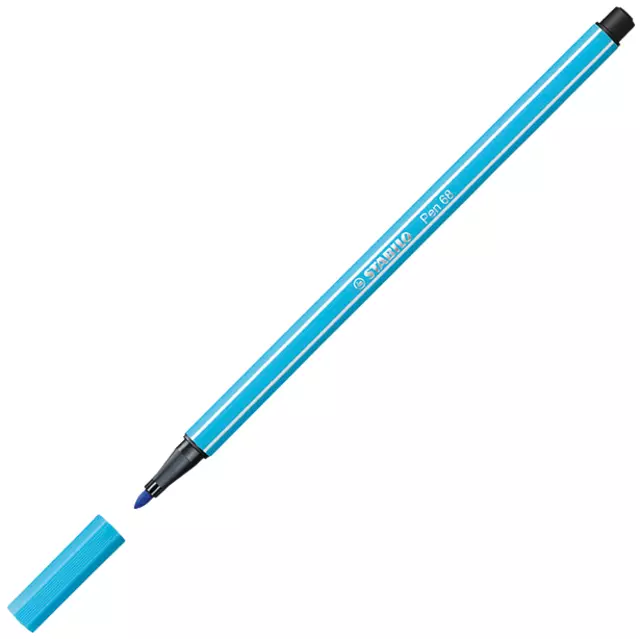 Een Viltstift STABILO Pen 68/40 Arty medium assorti blik à 40 stuks koop je bij De Joma BV