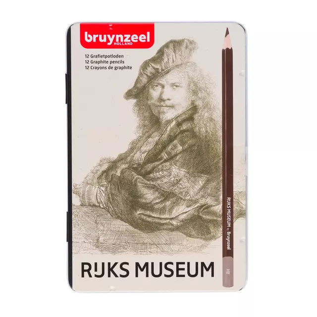 Een Potloden Bruynzeel Rembrandt diverse hardheden blik à 12 stuks koop je bij Continu Kantoor